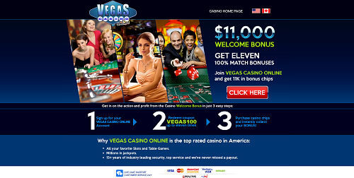 vegas casino online bonus offer