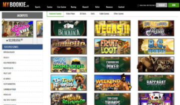 MyBookie Casino Website