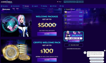 Andromeda Casino Bonus Codes
