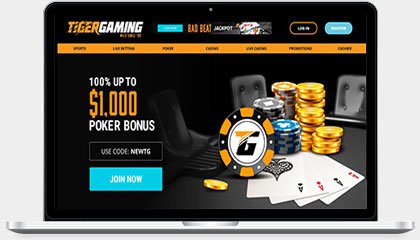 Tiger Gaming Casino Website