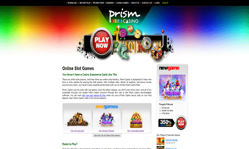 Casino games at Prism Casino
