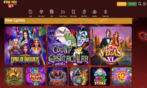 Casino games at Grande Vegas Casino