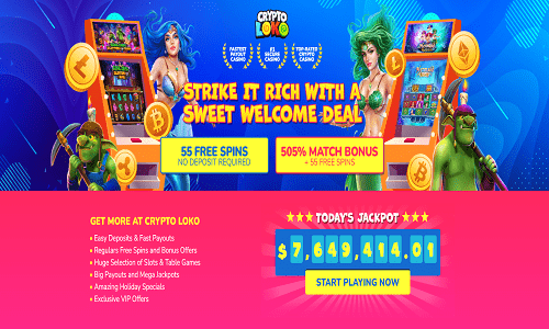 Welcome Bonuses at CryptoLoko Casino