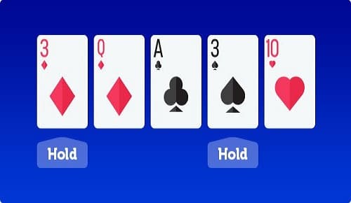 video poker should you hold low pair