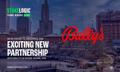 Bally's and Stakelogic launching live casino in Rhode Island