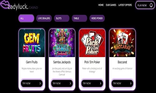 Best Lady Luck Casino games to play