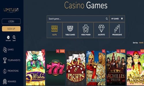 Best casino games at Limitless Casino to play