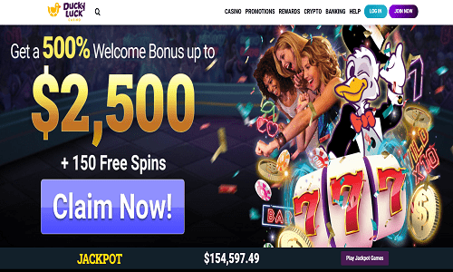 best welcome bonus at ducky luck casino