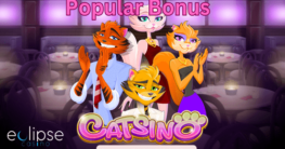 enjoy popular bonus mooncat on catsino slot at eclipse casino