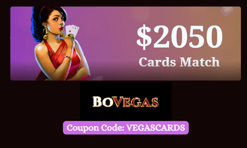 enjoy the 2050 cards match bonus at online bovegas casino