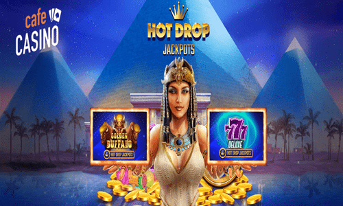 enjoy the hot drop jackpots promotion at cafe casino